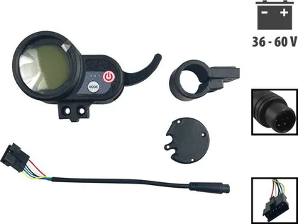 Displej J&P V1, kulatý konektor