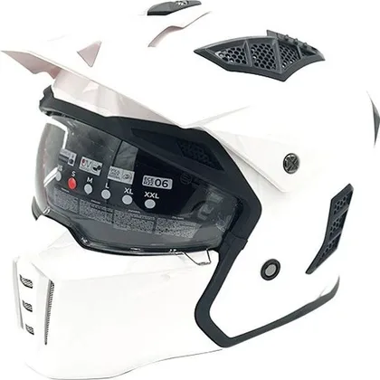Přilba Street Trooper (velikosti S až XL), bílá