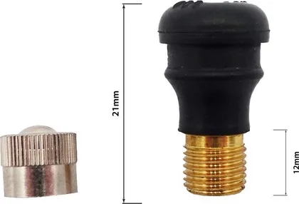 Rovný bezdušový ventil pro elektrokoloběžky