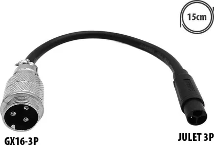 Adaptér GX16-3P na Julet 3P