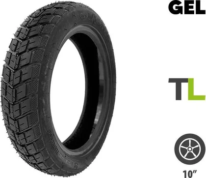 Bezdušový poloterénní plášť 10x2.50-6.5 s gelem proti defektu