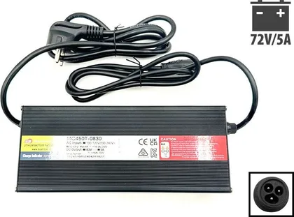 Rychlonabíječka Dualtron 72 V 5 A, konektor LP-16