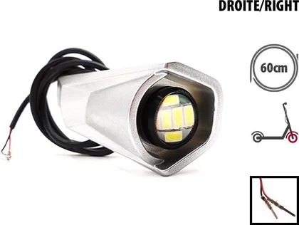 Pravý přední plastový kryt s LED Dualtron Togo