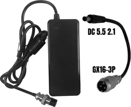 Sada nabíječky 24 V ➡️ 29,4 V / 2 A (konektor DC 5,5 × 2,1 mm)