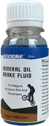 Modrý minerální olej pro hydraulické brzdy