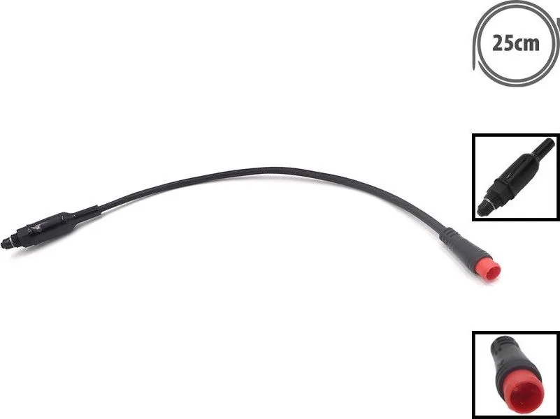 Snímač brzdy XOD, vodotěsný 2pinový konektor, 250 mm