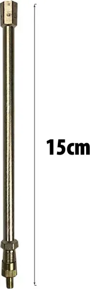 Prodloužení na huštění 15 cm s klíčem na ventilovou vložku