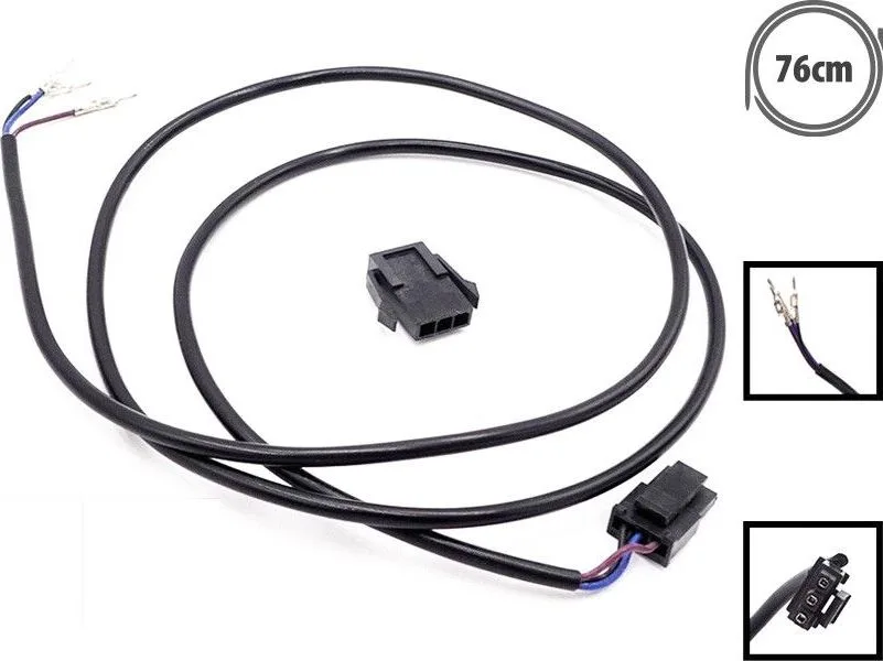 Propojovací kabel zadního LED světla a řídicí jednotky Etwow (3 piny)