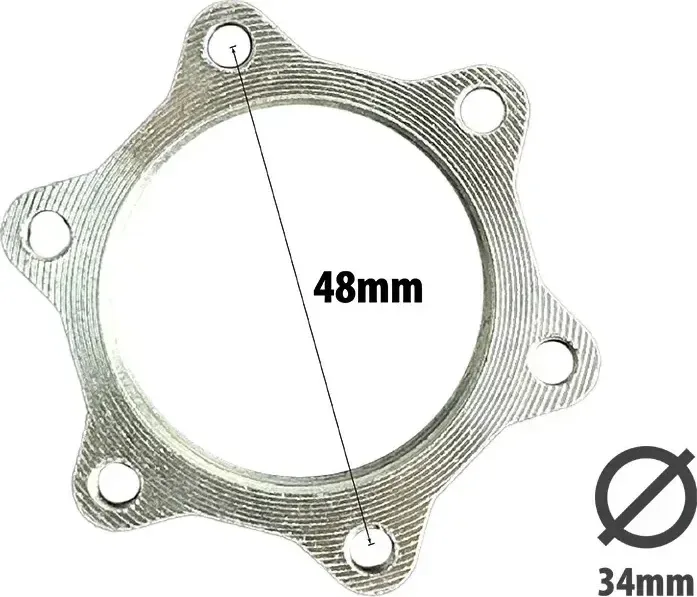 Distanční podložka kotouče, rozteč 48 mm