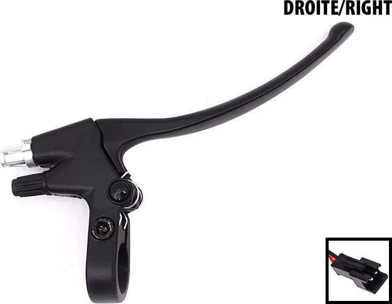 Pravá brzdová páčka, kabel s konektorem JST