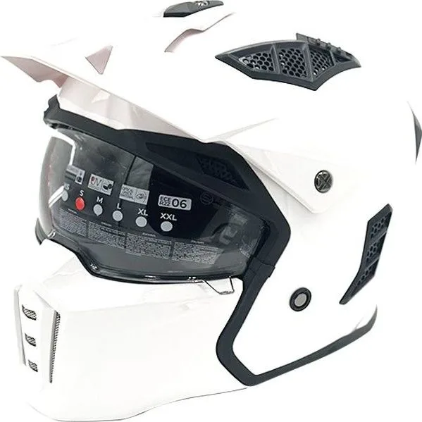 Přilba Street Trooper (velikosti S až XL), bílá