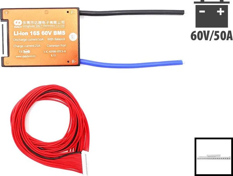 BMS Daly 60 V 16S 50 A