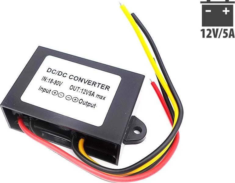 Měnič stejnosměrného napětí (12 V, 5 A)