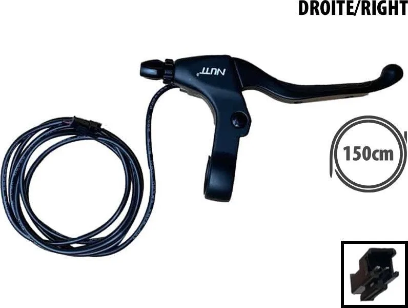 Pravá brzdová páčka Nutt, kabel 150 cm, JST