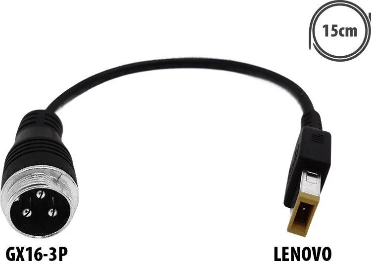 Adaptér GX16-3P na konektor Lenovo