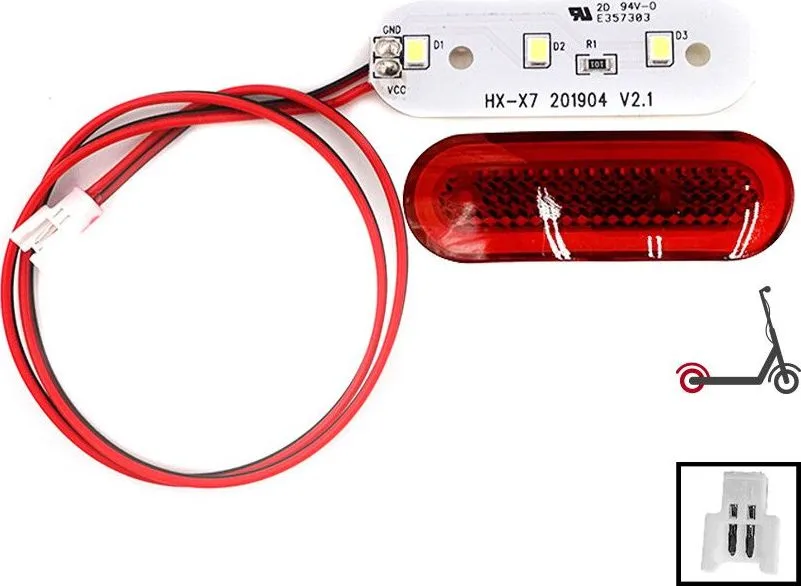 Zadní LED světlo HX X7 / Cecotec Bongo Serie A