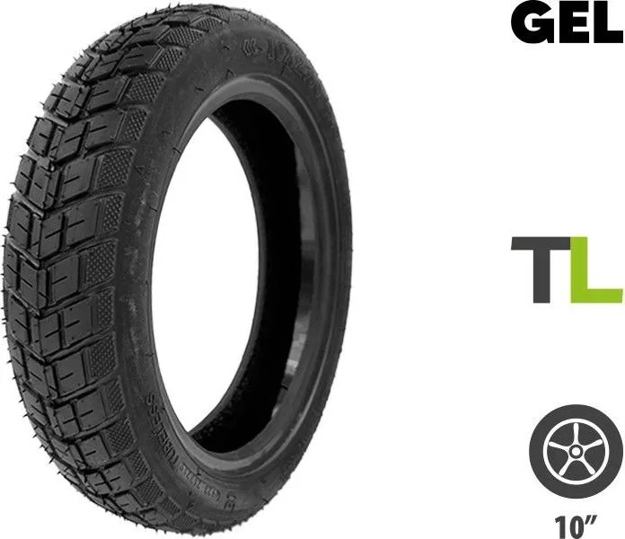 Bezdušový poloterénní plášť 10x2.50-6.5 s gelem proti defektu