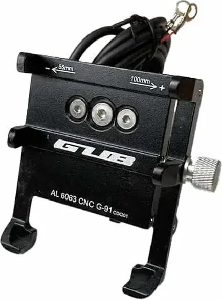 Držák telefonu GUB G91 s USB portem