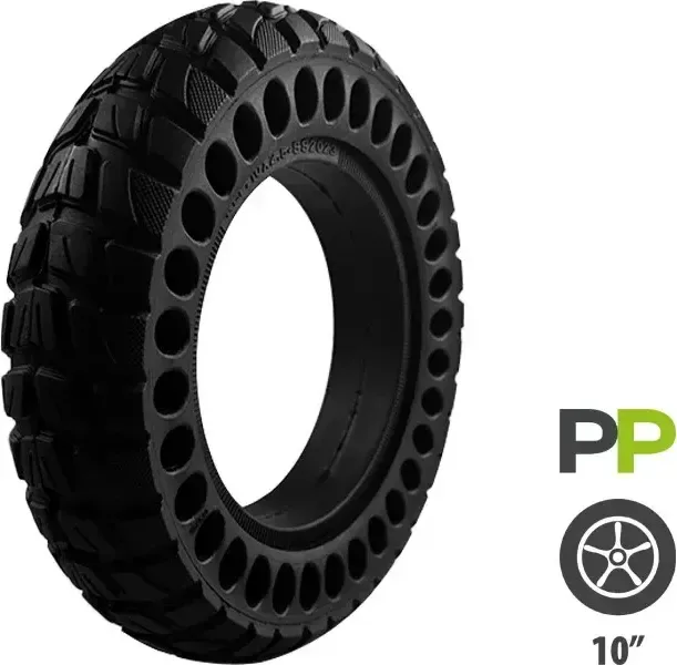 Plný terénní plášť 10x2.50, ráfek 36 mm, Kugoo M4 / M4 Pro