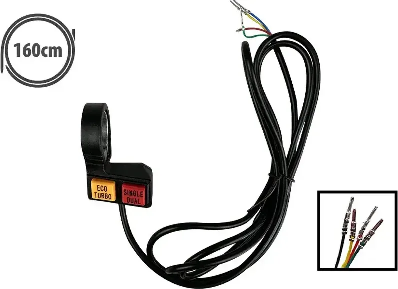 Přepínač Eco/Turbo a jeden/dva motory Zero 8X, 10X a 11