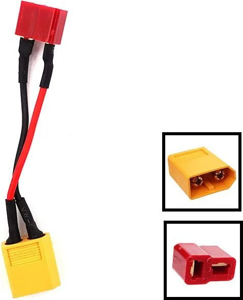 Redukce XT60 samec na T samice
