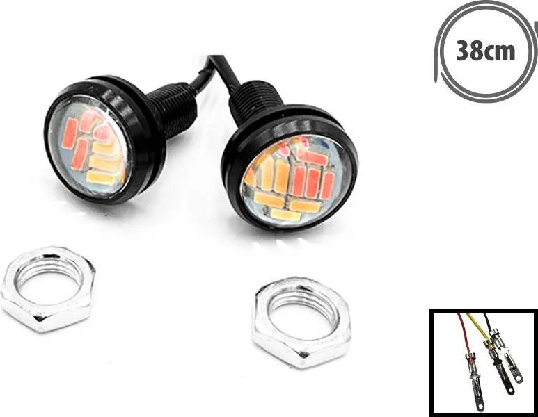 LED blinkry a brzdová světla