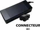 Nabíječka 60 V ➡️ 67,2 V / 2 A, konektor IEC, Citycoco