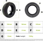 Bezdušový plášť CST 10x3.00-6 s gelem proti defektu, Dualtron Victor / Nami Klima
