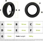 Bezdušový terénní plášť 10.5x2.75-7 s gelem proti defektu – Ninebot P65 / P100
