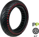 Plný plášť 8.5x2 Xiaomi 8. generace, červený