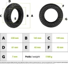 Plný plášť 10x2.50-6.5 Ninebot G30