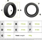 Zesílený bezdušový silniční plášť 8.5x2-6.1 Xiaomi M365 / M365 Pro