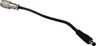 Adaptér GX16-3P samec na DC 5,5 × 2,5 mm samice