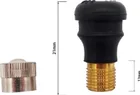 Rovný bezdušový ventil pro elektrokoloběžky