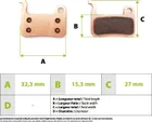 Vysoce výkonné brzdové destičky ze slinutého kovu Xtech Zoom pro Xiaomi Mi3