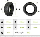 Plášť 8.5x2 s duší pro Dualtron Mini / Speedway Leger Minimotors