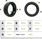 Bezdušový plášť 70/60-7.5 s ochranou proti defektu Ninebot G3