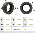 Bezdušový poloterénní plášť 85/65-6.5 – Kugoo G Booster / G2 Pro