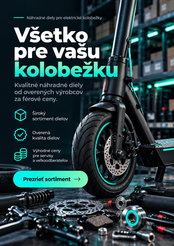 Náhradní díly na elektrické koloběžky